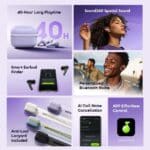 Oraimo SpaceBuds Lite Sound360 Wireless Earbuds - Image 2